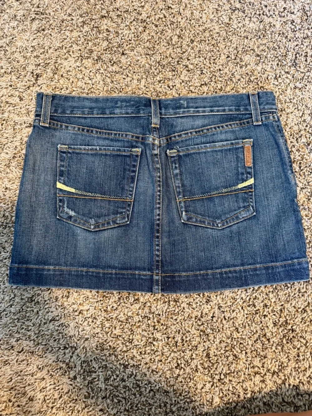 ⚡️Y2K Ezra Fitch - Abercrombie & Fitch Dark Blue Denim Mini Skirt - Picture 2 of 6
